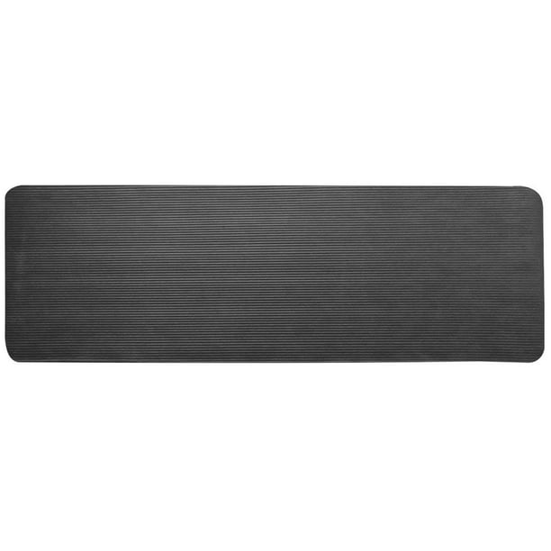 BalanceFrom Excessive-Density Foam Yoga Mat - 1/2 Inch Thick, Anti-Tear, Consists of Carrying Strap, Black