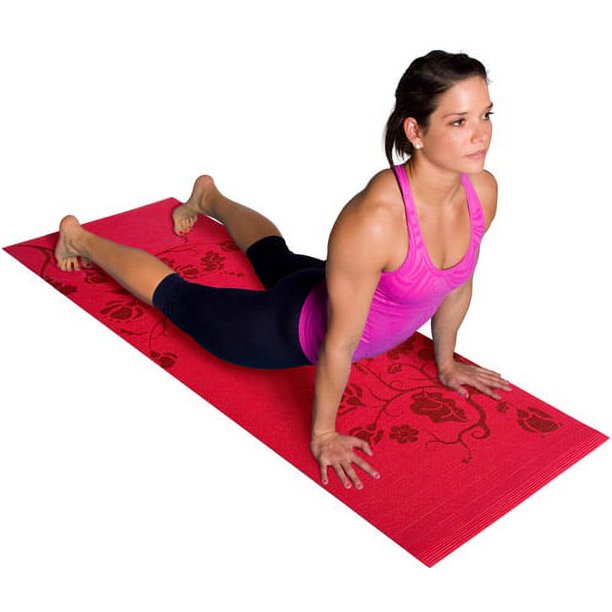 Tone Health 5mm Yoga Mat - 24 x 68 inches, Obtainable in Numerous Colours