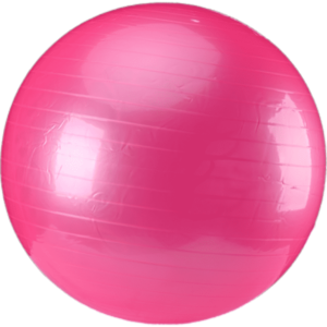 Yoga Ball with Free Air Pump, Anti-Burst and Anti-Slip Health Ball for Childbirth, Obtainable in Numerous Colours (65cm/25.6inch – Pink)